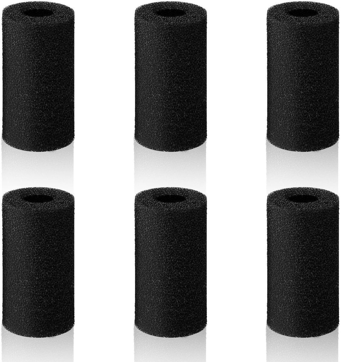 6 stuks aquarium filterspons, filterwatten aquarium voor kleine vissen, garnalen, visbroedbescherming, hoge dichtheid filterspons
