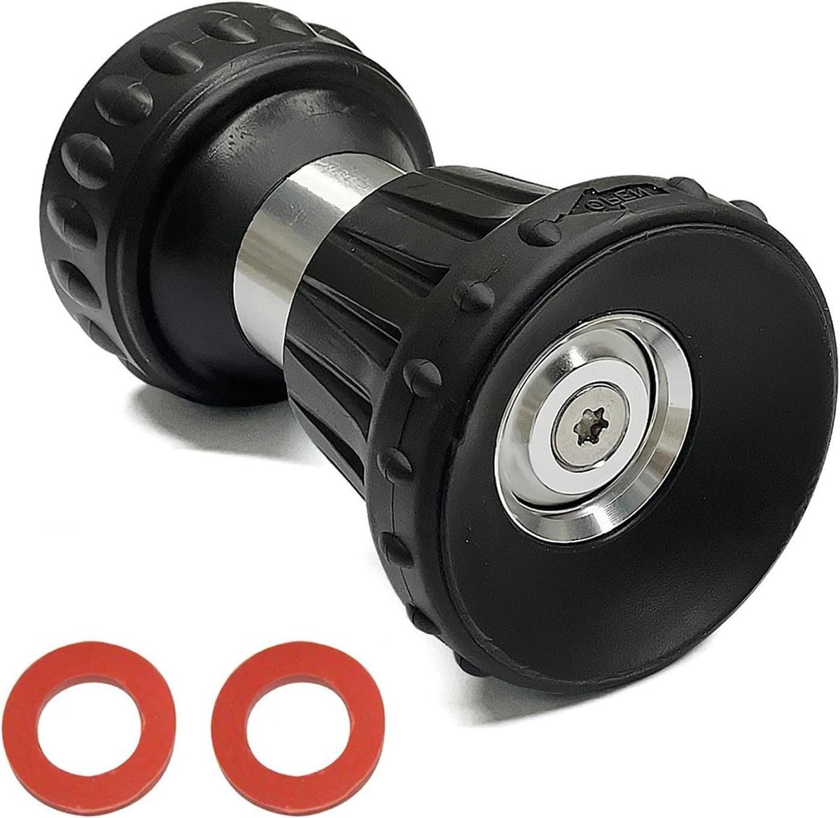 Waterslang Sproeier - Slangmondstuk - Tuinieren Reinigen - Brandweerman Stijl - 3/4" Draad - Zilver