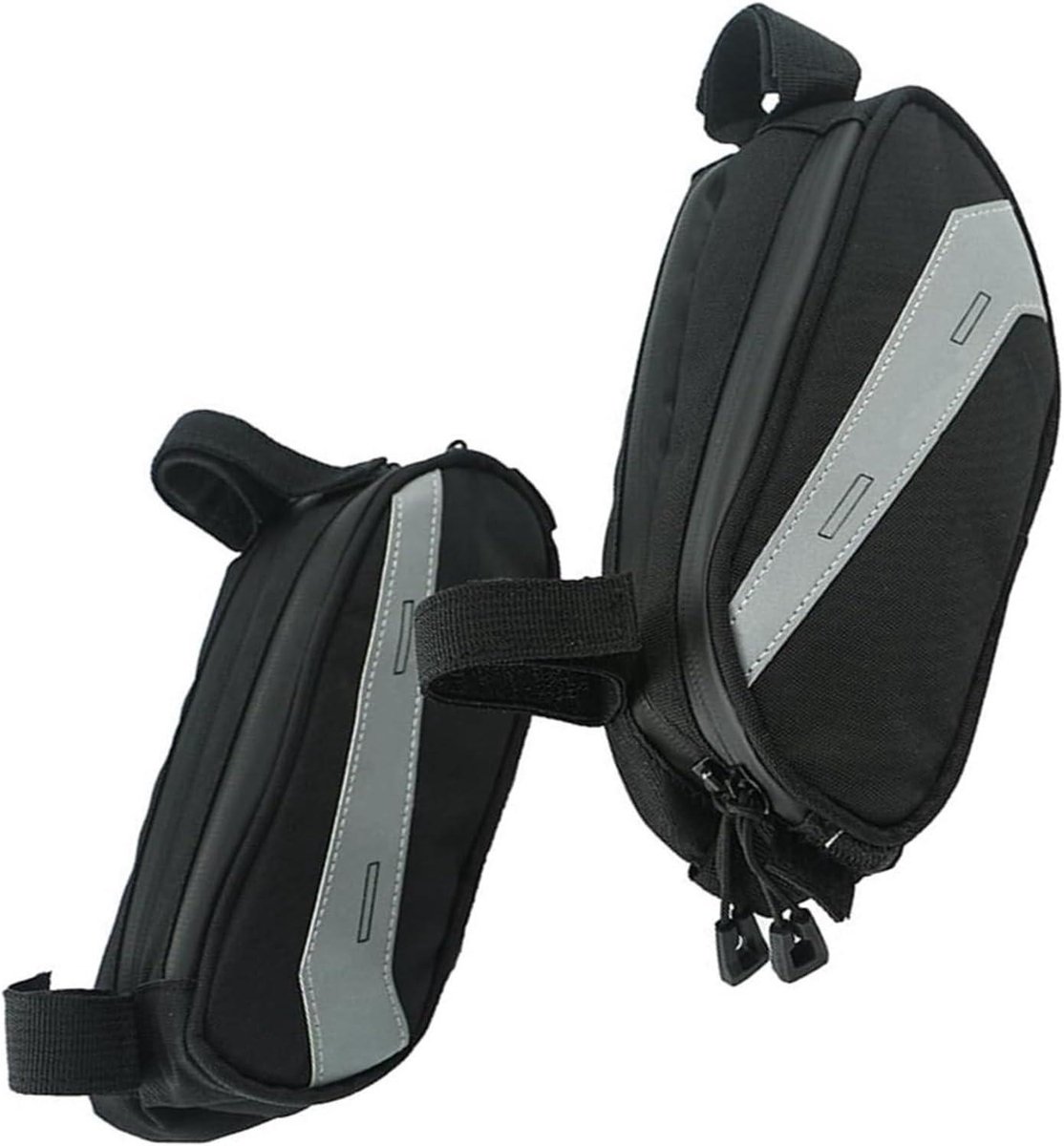 Motorfiets Frame Tas - Reparatie Kit Tas - Motorrijden Opslag - Uitbreidbaar Ontwerp - One size - Zwart