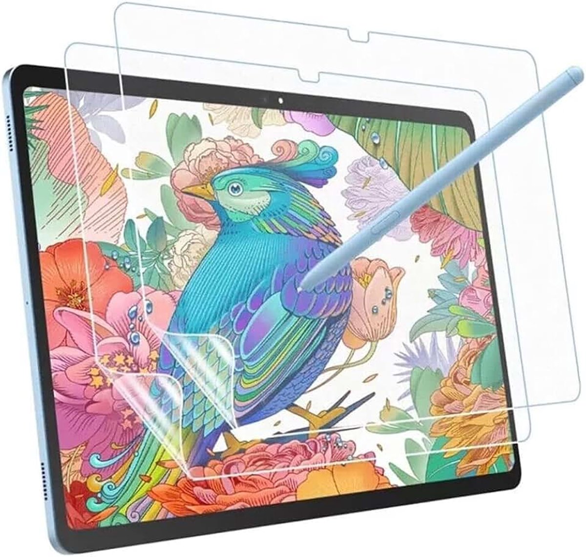 [2 stuks] papieren beschermfolie voor Lenovo Idea Tab Plus 12.1, matte papierfolie om te schrijven en te tekenen, luchtbelvrij, anti-kras, anti-vingerafdruk