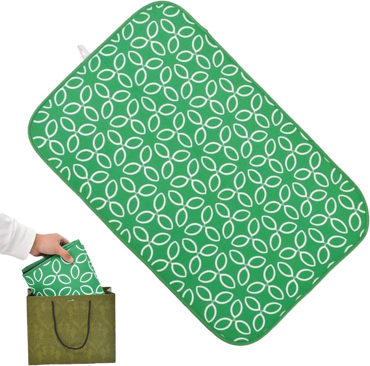 Strijkkussen Opvouwbaar - Strijkmat Persen - Kreukvrij Strijken - Antislip Bodem - 45 x 70 cm - Grijs