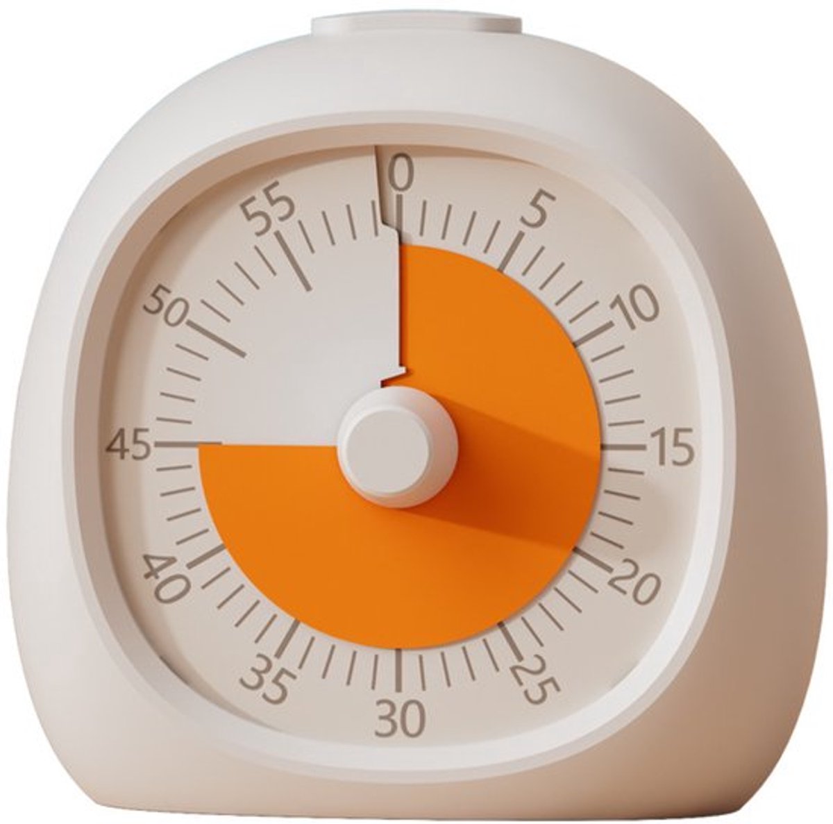 Visuele afteltimer - Kookwekker - studietimer – ADHD-focustimer – Keukentimer – 9 × 9,5 cm - Wit
