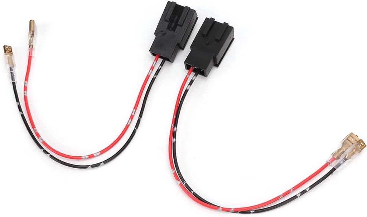 207 Luidsprekerkabel Adapter Luidsprekerconnector Harnas Abs Paar 12V 3A 10W Autodeur Luidspreker Kabelboom Adapter Met Stekker Vervanging Voor