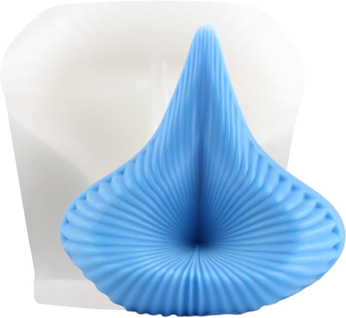 Spiraalpiramide kaarsvorm waterdruppels siliconen kaarsvormen spiraalpiramide hars gietvorm voor het maken van kaarsen thuis decoreren schimmel aromatherapie kaarsen gips klei handwerk