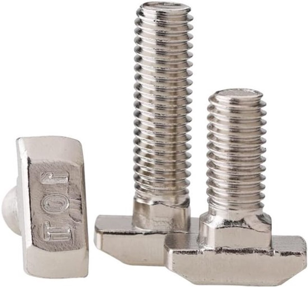 M8x30mm T-Slot Bout van Carbonstaal met Nikkelcoating voor Europese Aluminiumprofielen 20, 30, 40, 45 - Sterke Bevestiging, Duurzaam en Corrosiebestendig