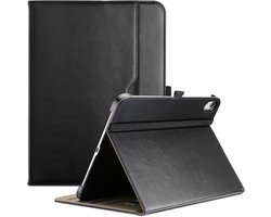 ProCase voor iPad A16 11e Generatie 11 Inch 2025/iPad 10e Generatie Case 10.9 Inch 2022, iPad 11/10 PU Lederen Case Business Stand Cover Smart Folio met Handriem Voorvak Pen Loop - Zwart
