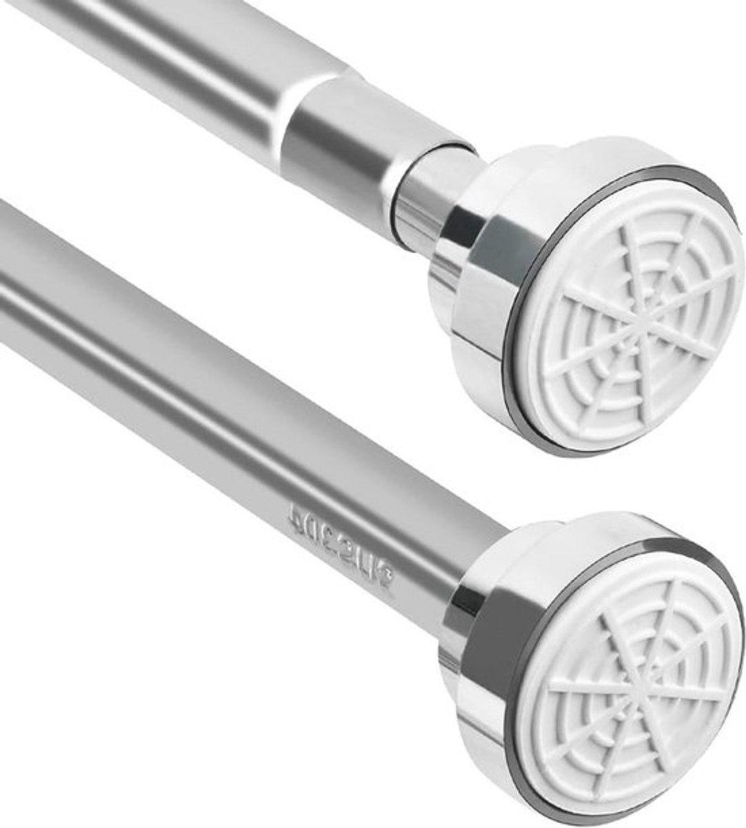 Verstelbare Douchegordijnstang 50-85 cm, Telescoopstang voor Badkamer, Geen Boren Nodig, RVS, Eenvoudig te Installeren, Ideaal voor Douche en Kast