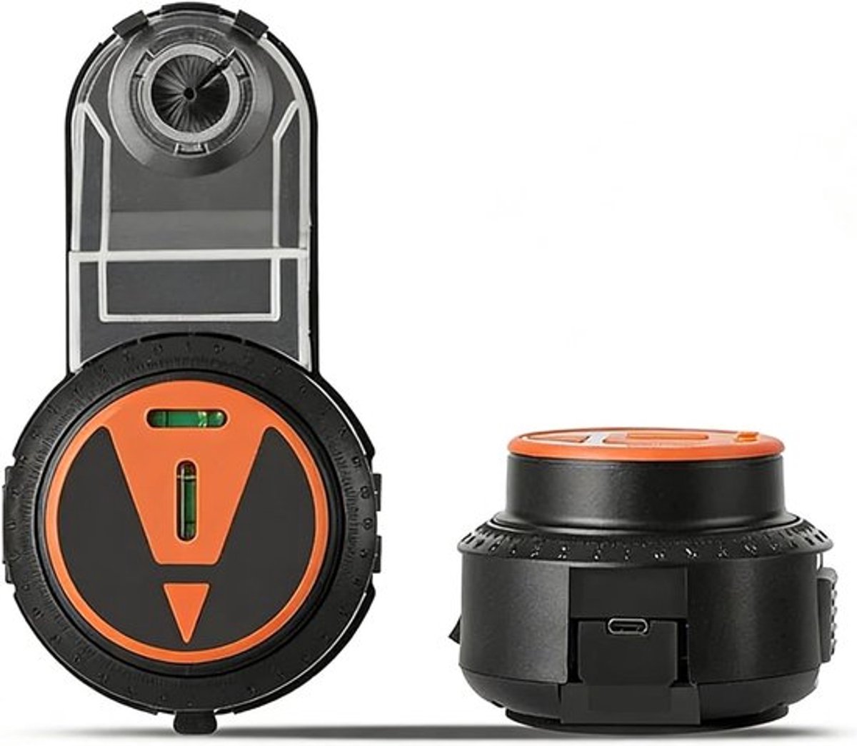 Draadloze stofafzuiger voor boormachines met waterpas, stofverwijderaar en accu van 500 mAh