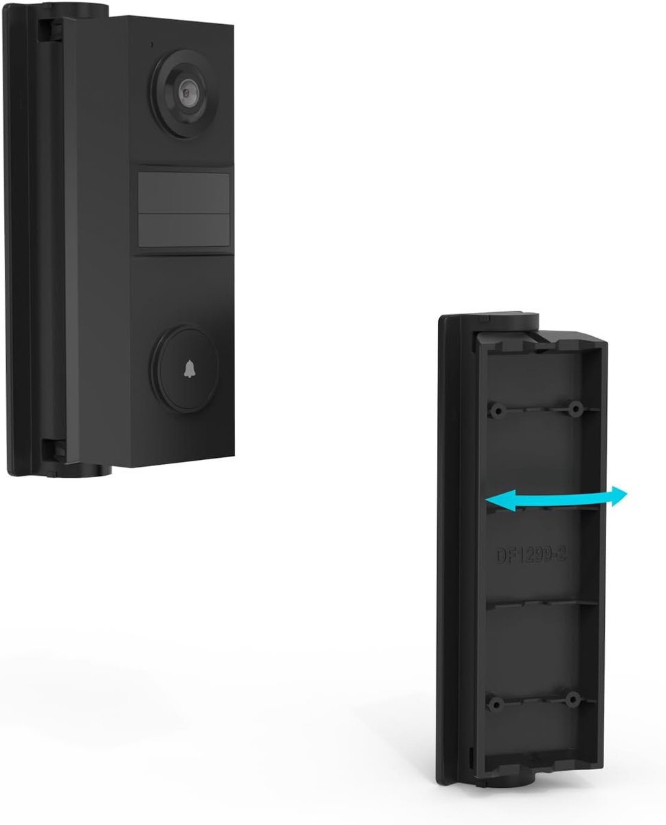SnelShoppen - Swivel mount voor video deurbel, draait tot 45° - Compatibel met Tapo D205, flexibele montage, ideaal voor optimale kijkhoek