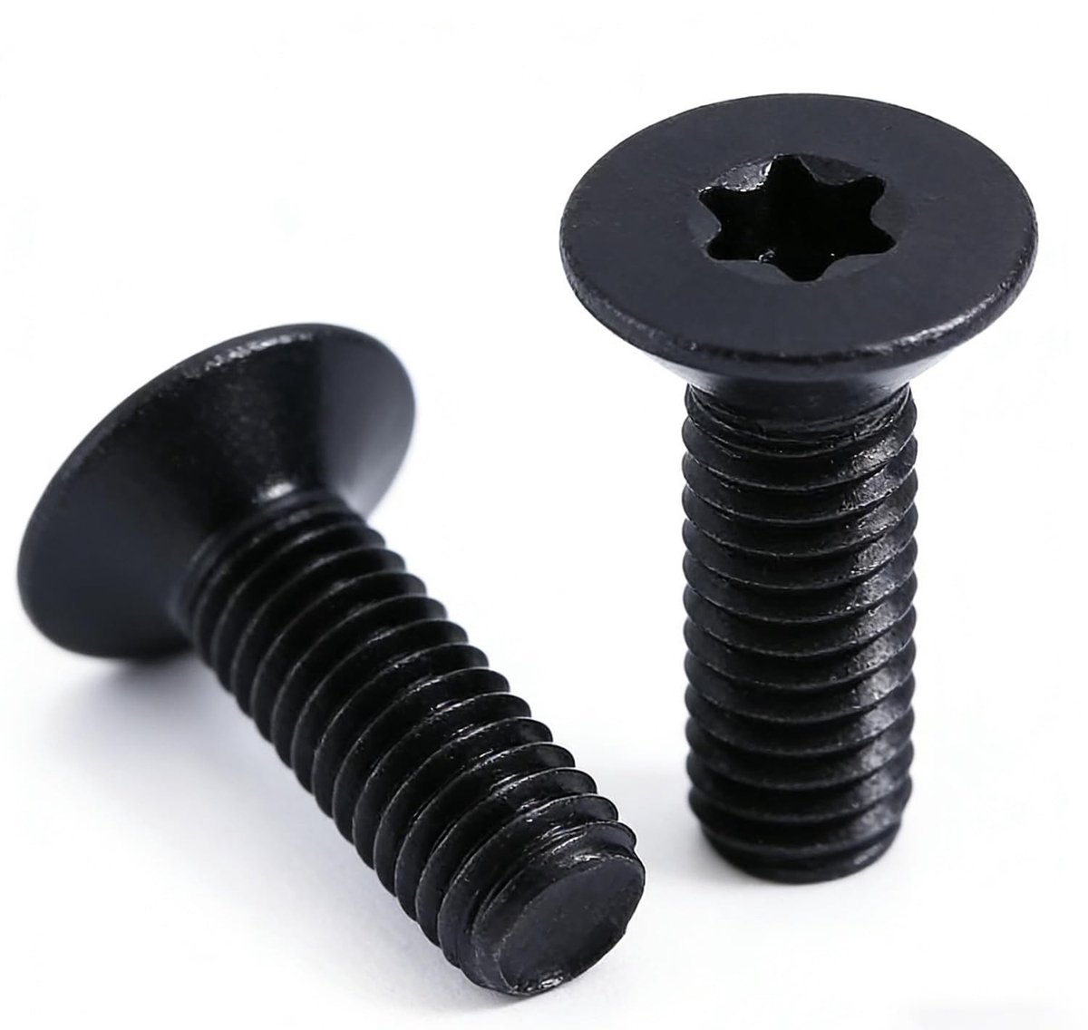 Set van 10 RVS Torx Schroeven M8 x 25 mm met Verzinkte Kop voor Meubel- en Houttoepassingen, Volledige Draad en Duurzaam Gebruik