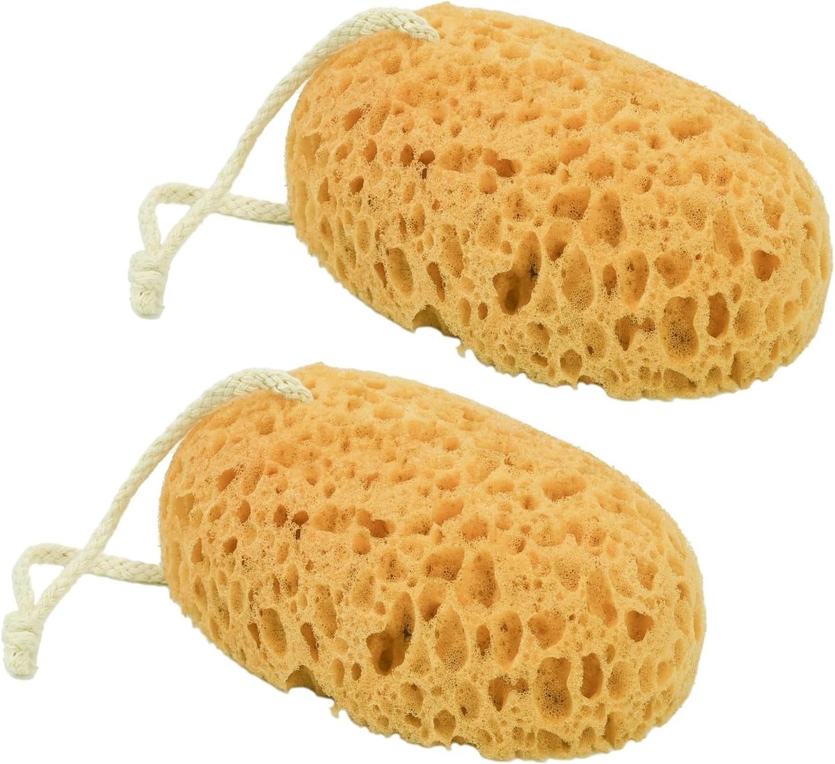 Grote Zachte Bad Sponsen, Honingraat Structuur, Diepe Exfoliatie en Zachte Reiniging voor Volwassenen en Kinderen, Ideaal voor Douche en Bad