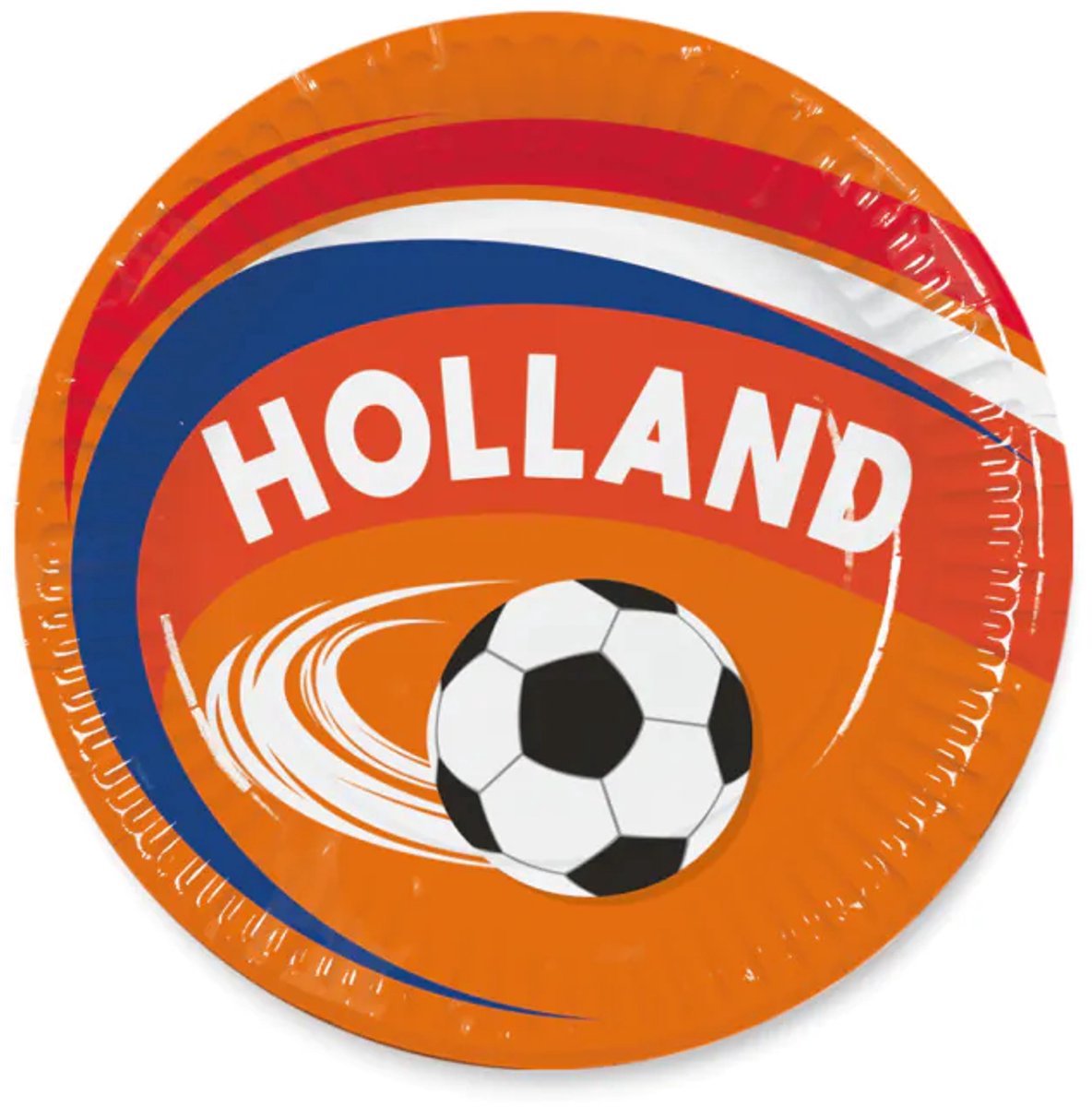 New Age Devi - Support Holland met New Age Devi - Set 8 papieren bordjes voor Koningsdag en voetbalfans!
