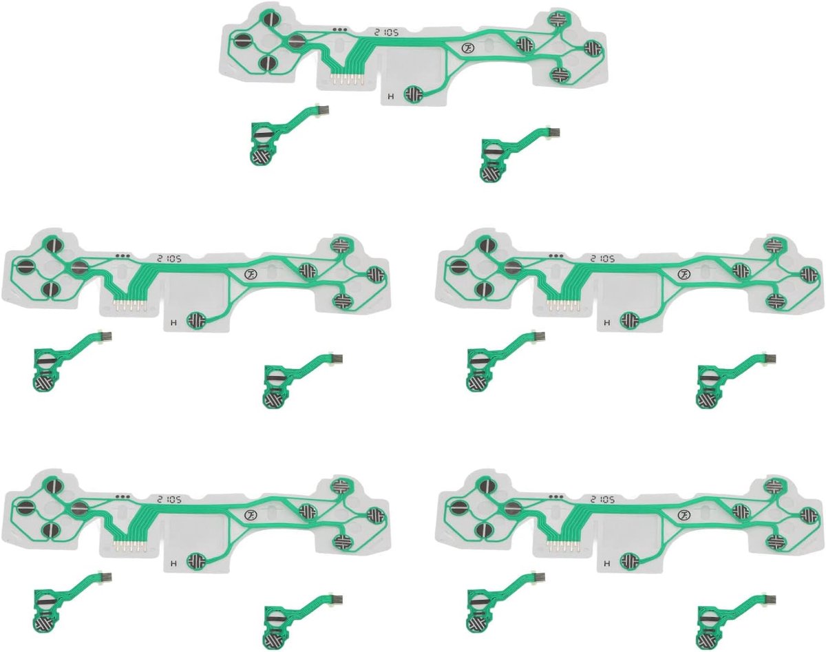 SnelShoppen - 5 Set Flexibele Ribbon Kabel voor Gamepad, Vervangende FPC PCB Board Conductieve Film voor Controller, Hoge Precisie en Betrouwbaar
