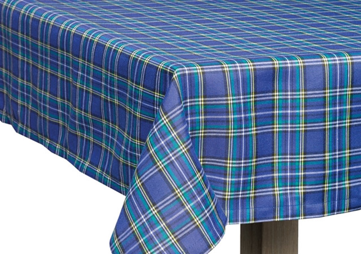 Royal Tafelkleed Textiel blauw 90x90cm