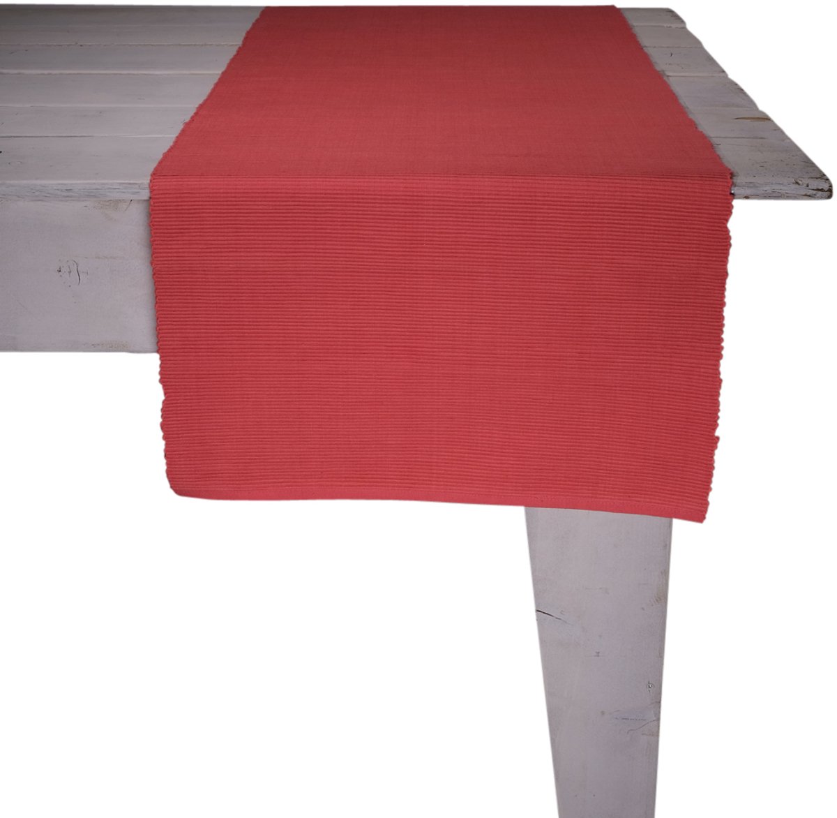 Rib Uni Tafelloper blush 45x140cm