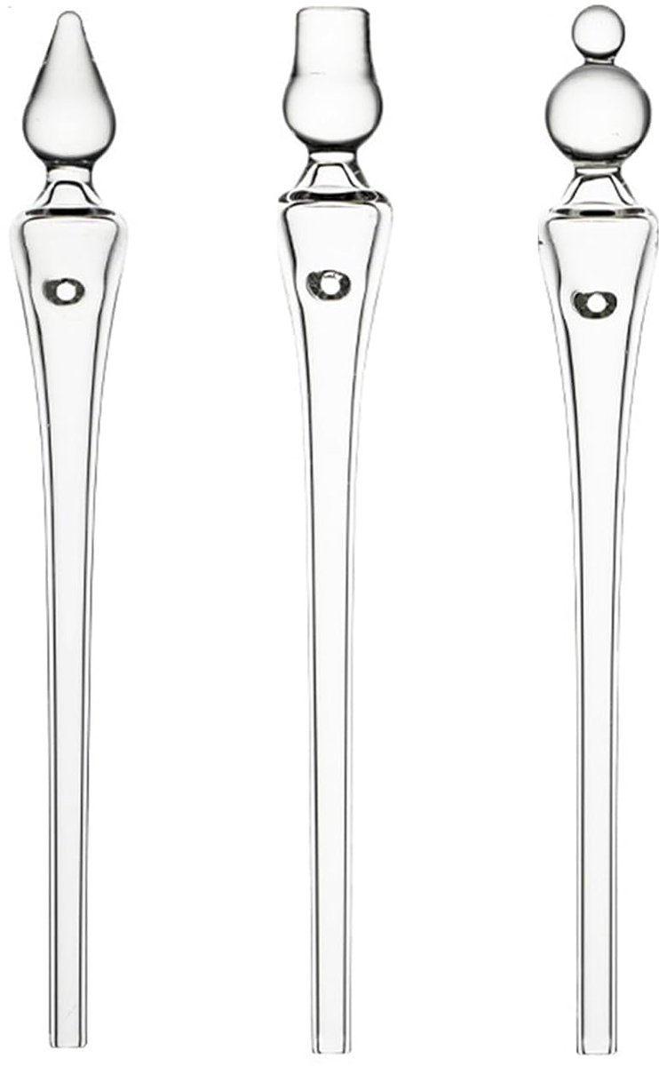 SnelShoppen - Whisky Glass Water Pipette Set van 3 Stuks voor Whisky Tasting - Precisie Dripper voor Bourbon, Scotch & Rum - Hoogwaardige Borosilicate
