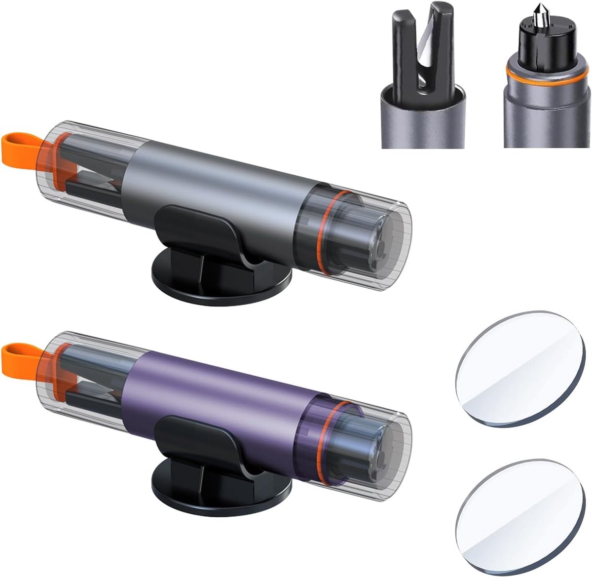 SnelShoppen - 2-in-1 Auto Noodhamer met Gordelsnijder, Portable Glasbreker van Tungsten Staal, Veiligheidsaccessoire voor Auto, Essentieel voor Noodsi