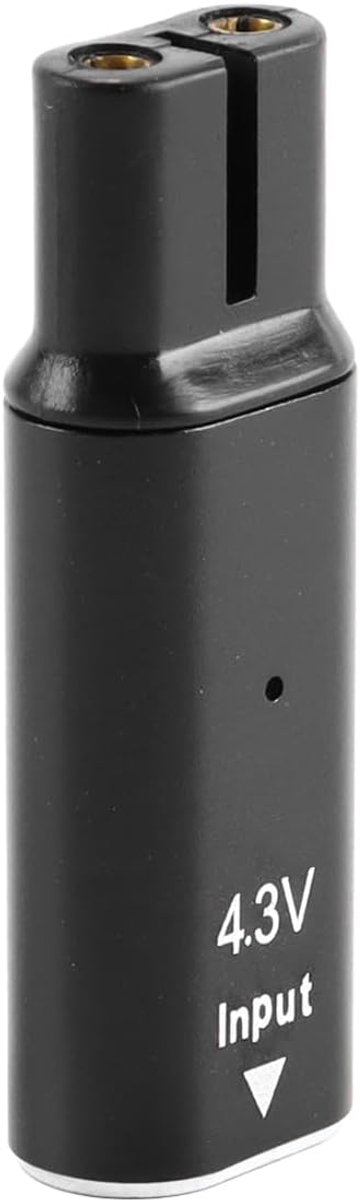 SnelShoppen - 4.3V Type-C Scheerapparaat Oplader Adapter, Compatibel met QP2520, QP2515, QP2620 en Meer, Flexibel en Betrouwbaar, Zwart