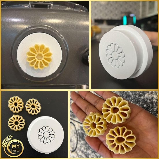 SnelShoppen - Pasta Accessoires voor Pastamakers, Margherita Pasta Disc, 35 mm, 1.2 mm Dikte, Geschikt voor Philips Avance, Zelf Pasta Maken, Keuken M van Snelshoppen — afbeelding 2