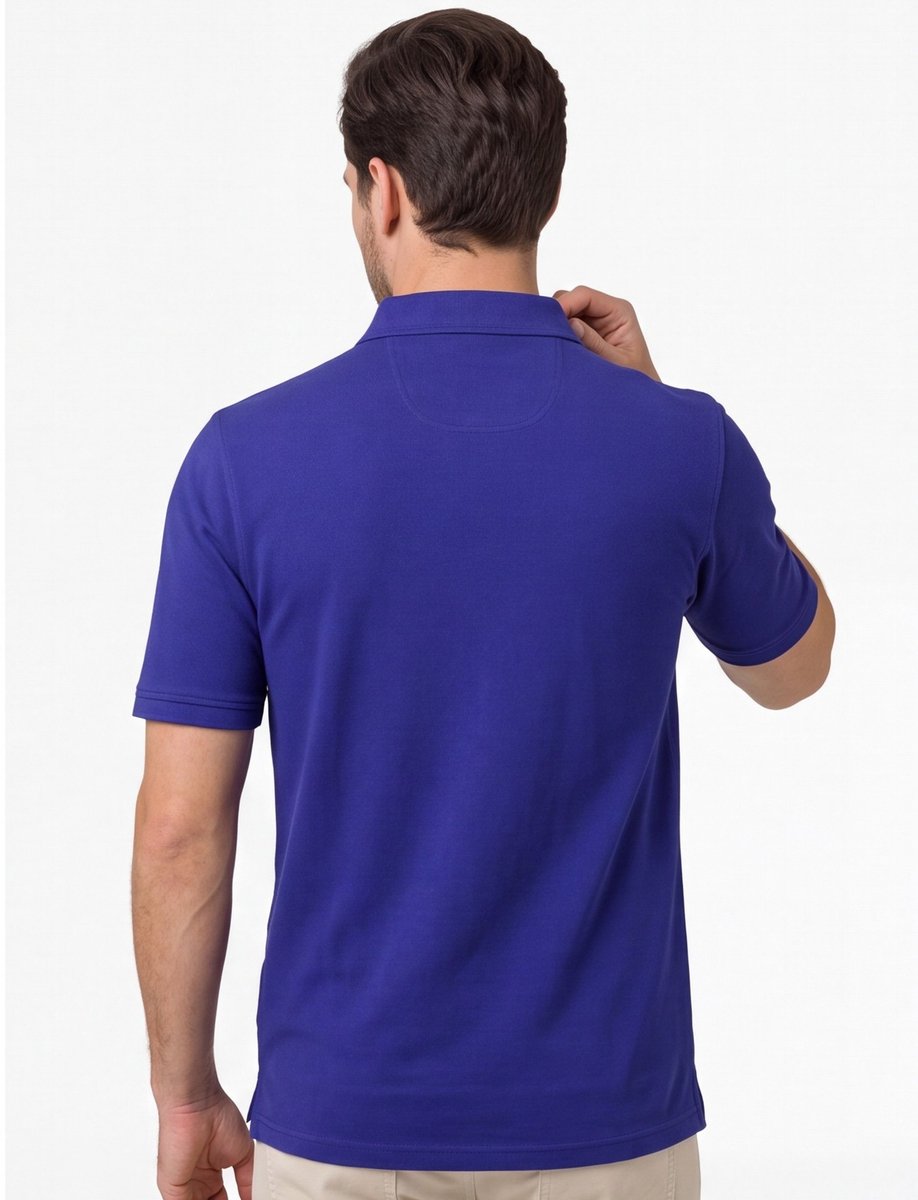 Brax poloshirt korte mouw blauw