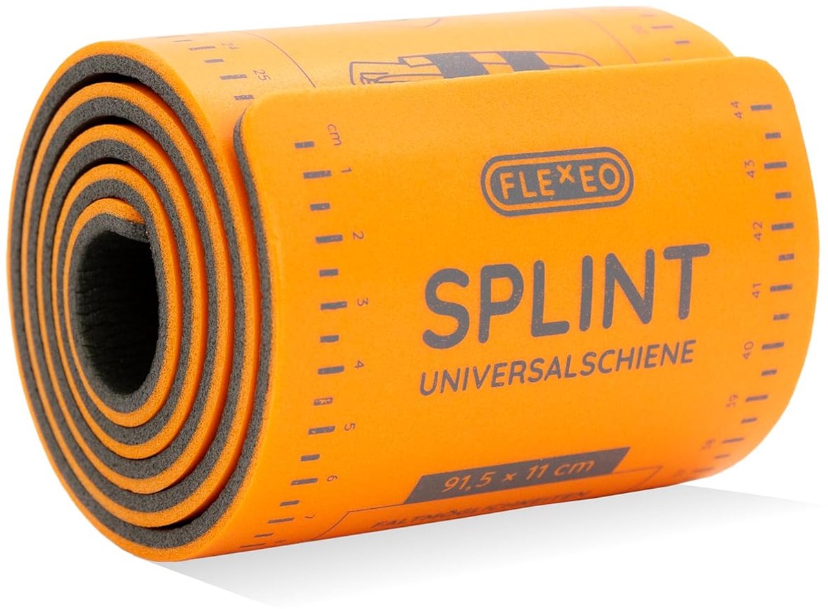 SnelShoppen - FLEXEO Splint Rail 36x11 cm - Immobilisatie Rail voor Fixeren en Stabiliseren van Letsels - Snijbare en Herbruikbare Steun - X-ray Doorl