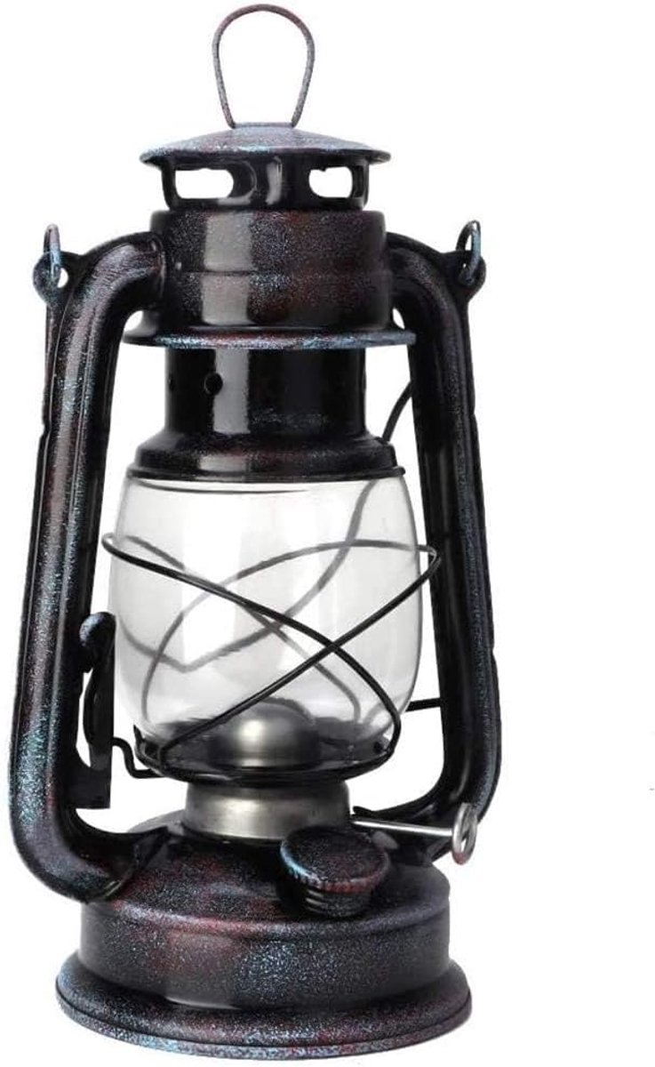 SnelShoppen - Vintage Stormlamp Kerosine Lamp Retro Tafelboeket Geel voor Tuin, Camping en Buitenactiviteiten - Grote Capaciteit, Hoge Helderheid