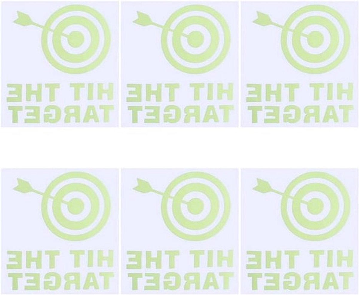 Toilet stickers met bullseye voor zindelijkheidstraining - Set van 7 stuks