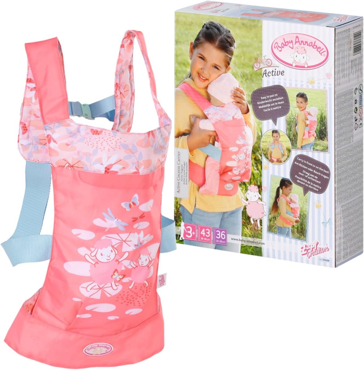 SnelShoppen - Baby Cocoon Sling voor Kinderen vanaf 3 Jaar - Verstelbare Schouderbanden en Heupband - Stimuleert de Fantasie - Ideaal voor Avonturen,