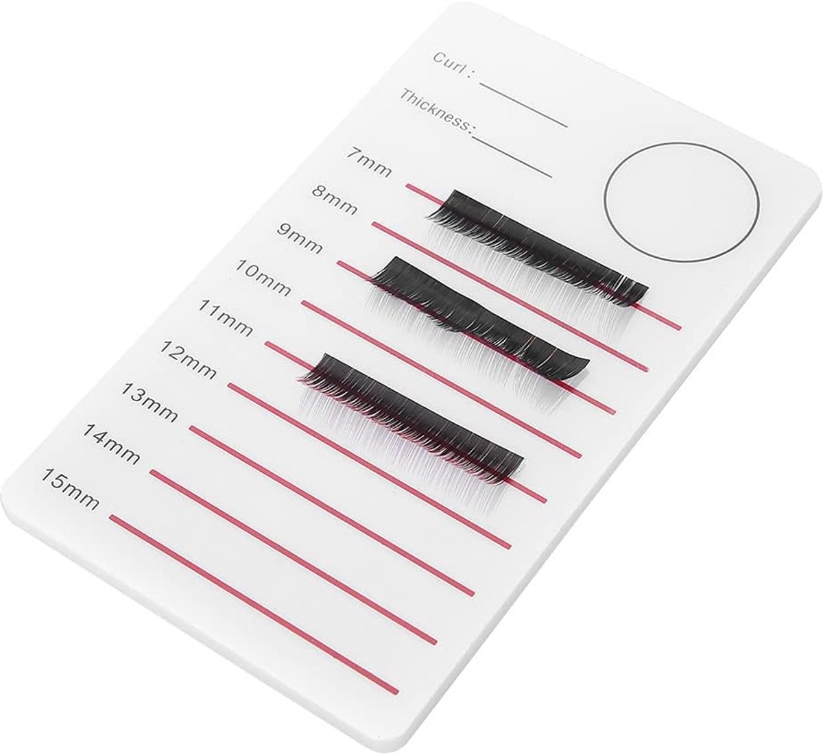 SnelShoppen - Lashes Holder voor Valse Wimpers, Soft Eyelash Extension Holder, Grote Grafting Wimpers Palette voor Wimperextensions (#02)