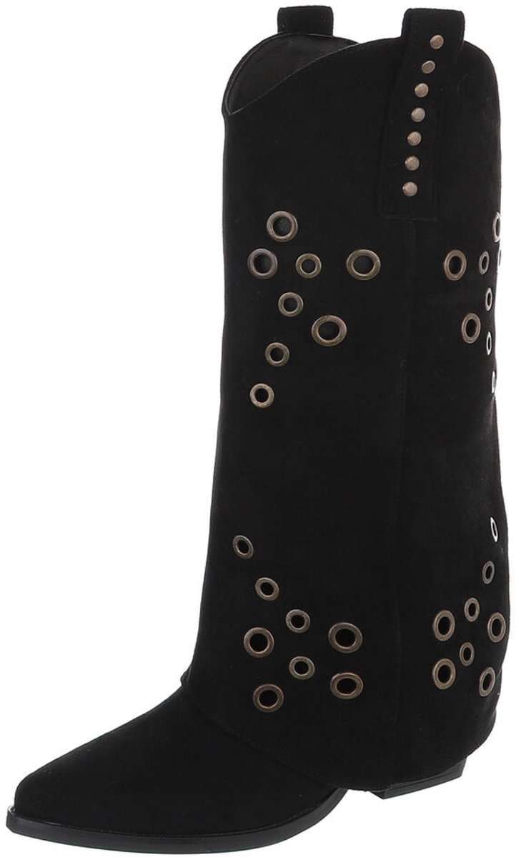 Laarzen - Hoge schacht met ringdetails - Dames Mt:39