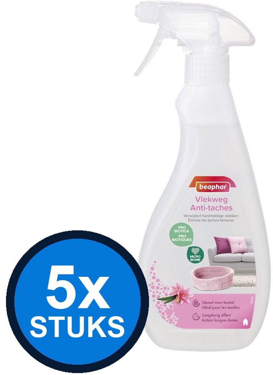 5x Beaphar - Vlekweg 500ml