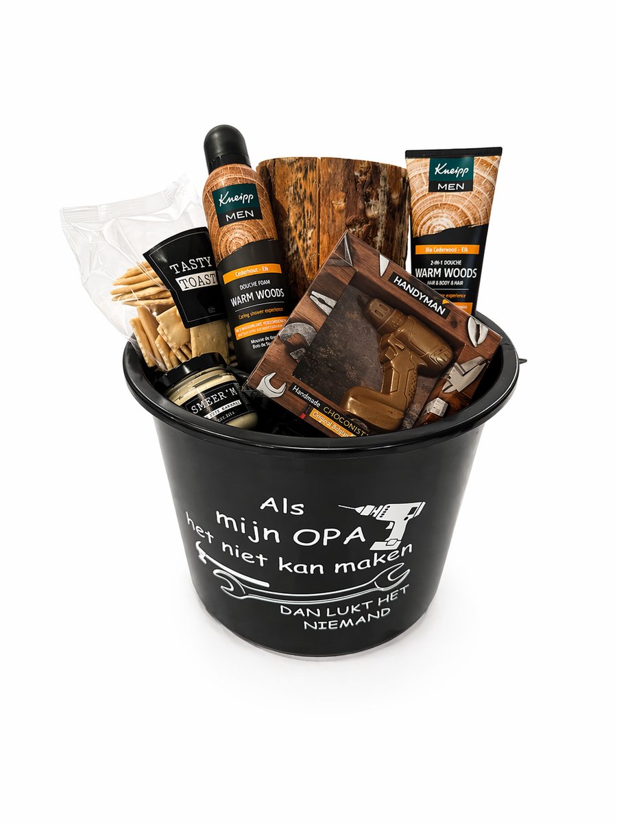 Vaderdag •Cadeaupakket Opa• Kan Alles Emmer - Leuk om cadeau te geven - Perfect Gifts