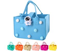 tas, boodschappentas, 30 x 20 x 18 cm, vilten tassen voor meisjes, kleine vilten tas, vilten mand…