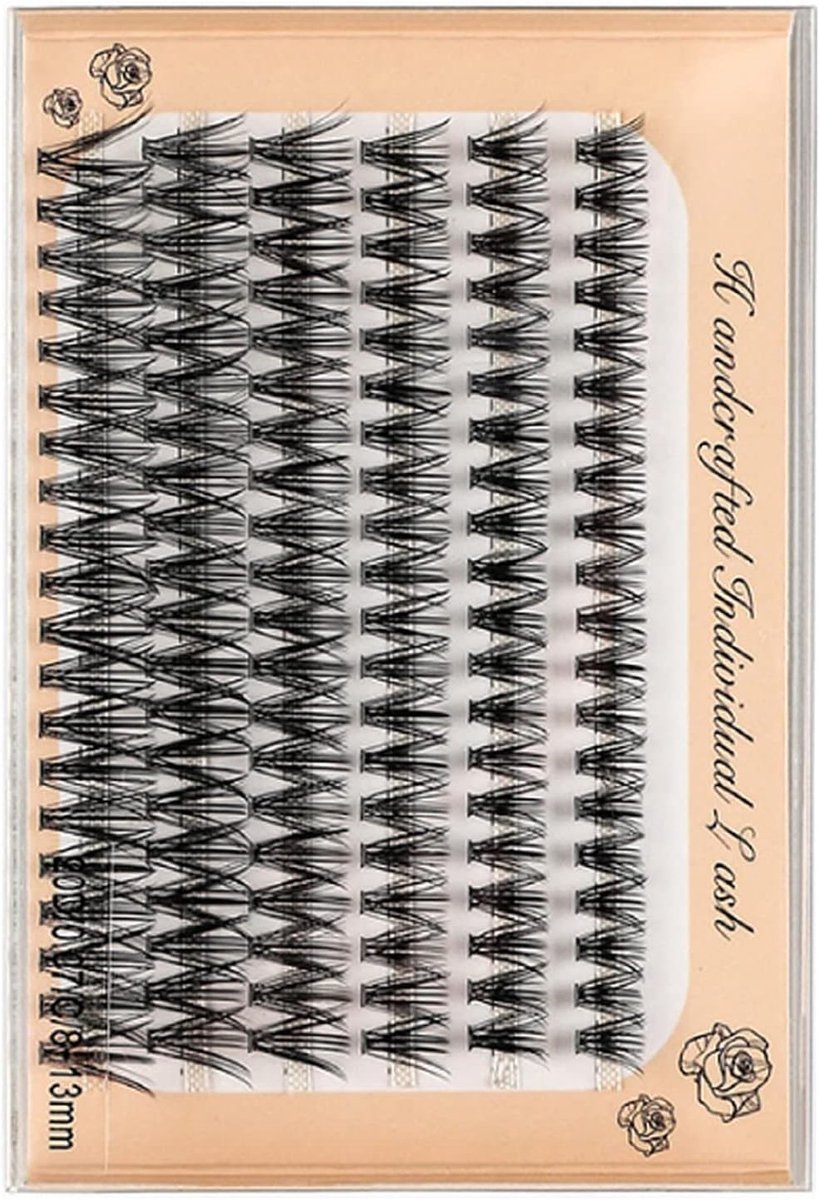 DIY Wimper Extensions met Individuele Cluster Wimpers, Handgemaakte Dichte Wimper Sets voor Make-up en Verlenging