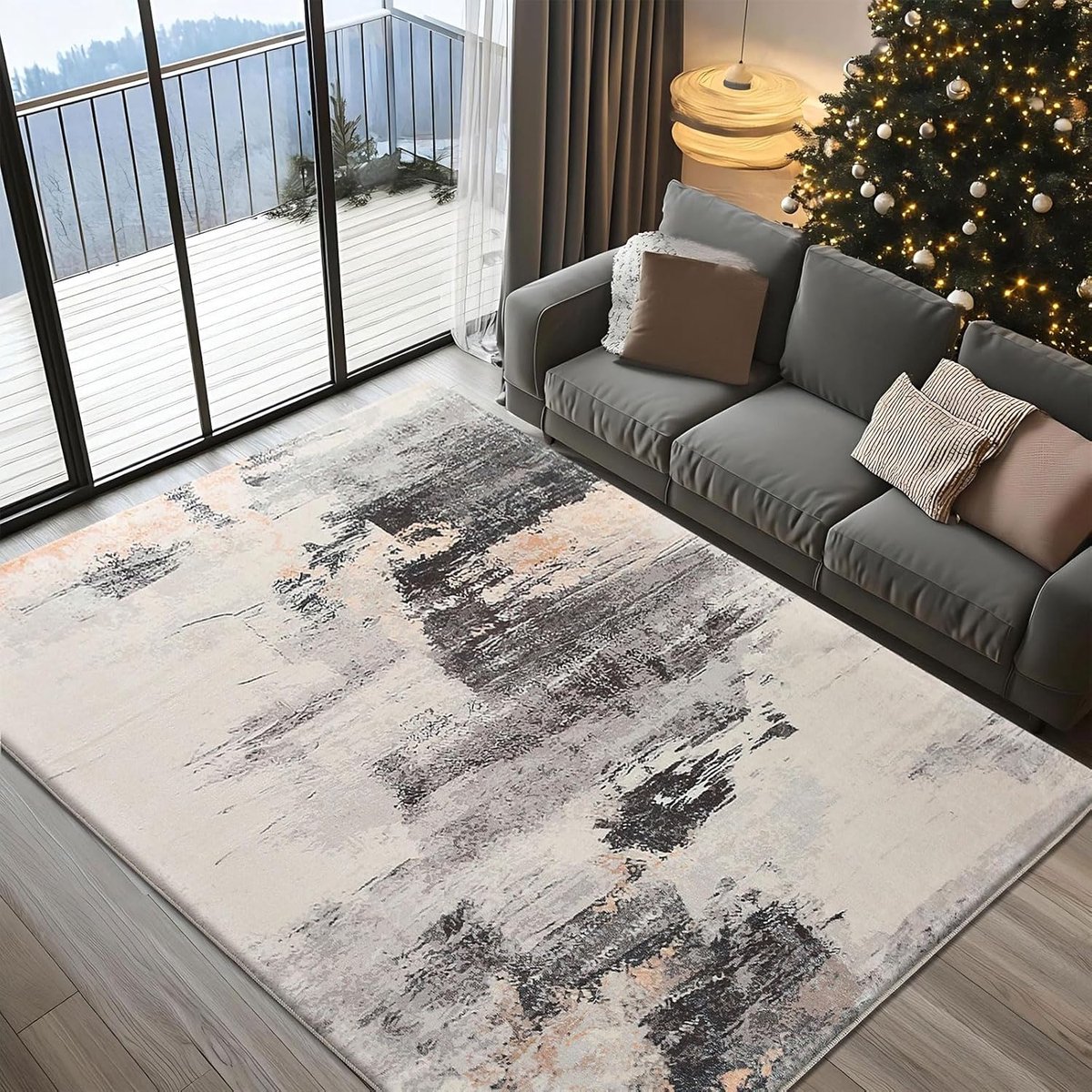 woonkamer 160x200 groot tapijt, zacht traagschuim, laagpolig, modern abstract vloerkleed voor slaapkamer, vloermat voor binnendecoratie
