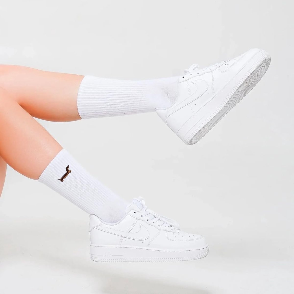 Dailygoods- Grappige Sokken met Teckelpatroon - Uniseks Sokken - Sportgeschenken - Cadeau voor Familie en Vrienden - Hoogwaardige Katoenmix - Comfortabel en Kleurrijk