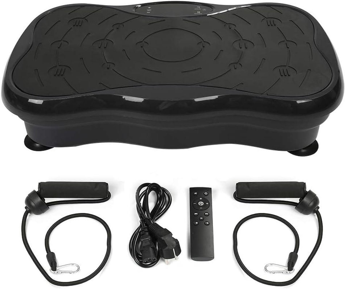 Trilplatform Fitness - Vibratieplaat - Spieropbouw - 95 Snelheden - 53x35x12 cm - Zwart