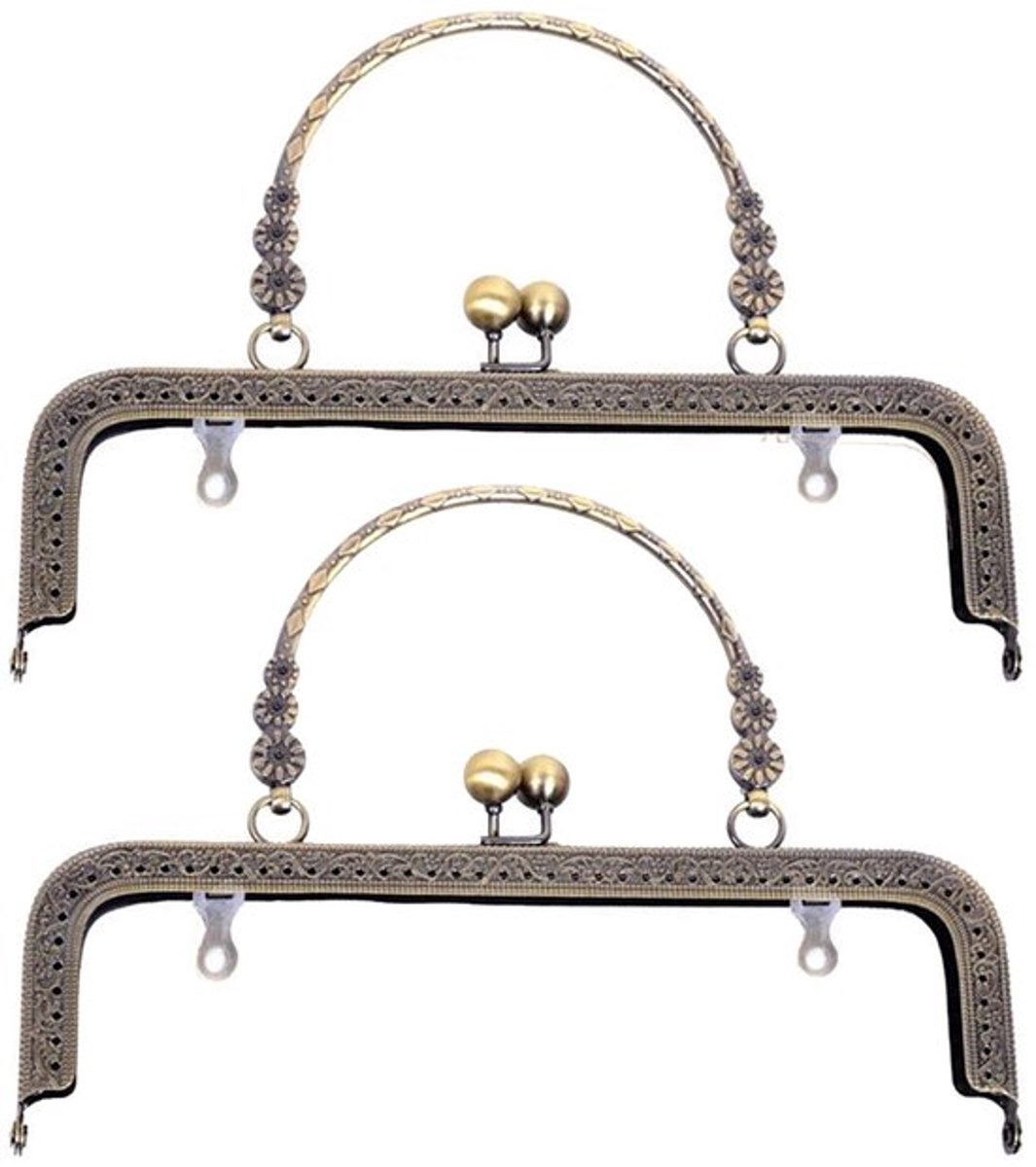 Store_8 - Geldbeugels - Retro Muntbeurs - Elegante Sluiting - Brons