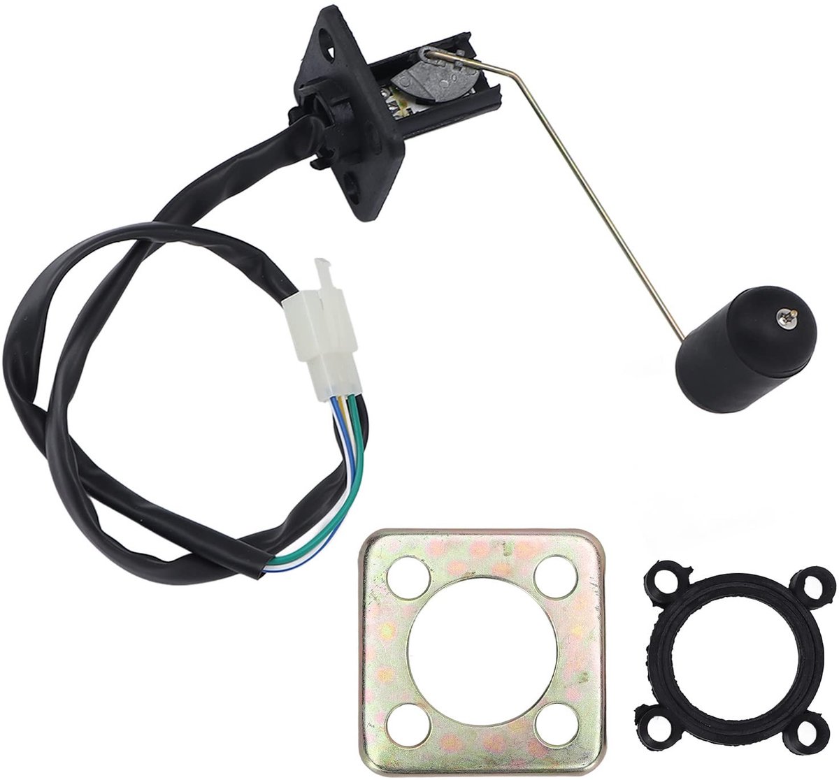Dailygoods- Brandstofniveausensor Universeel - Oliepeilsensor - Vlottersensor - Vervanging voor RSZ 125/ZY 125 - Geschikt voor Scooter/Bromfiets/Crossmotor/ATV - Hoogwaardig Materiaal