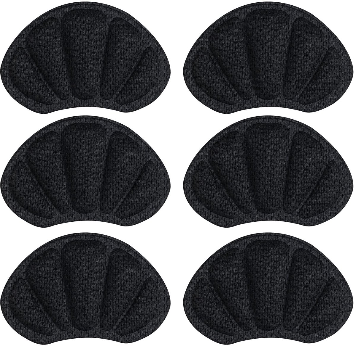 3 paar hielbeschermers, schoeninlegzolen, eersteklas hielkussens voor schoenen, comfortabele hielbeschermers, zelfklevende antislip hielkussens voor optimaal draagcomfort (zwart)