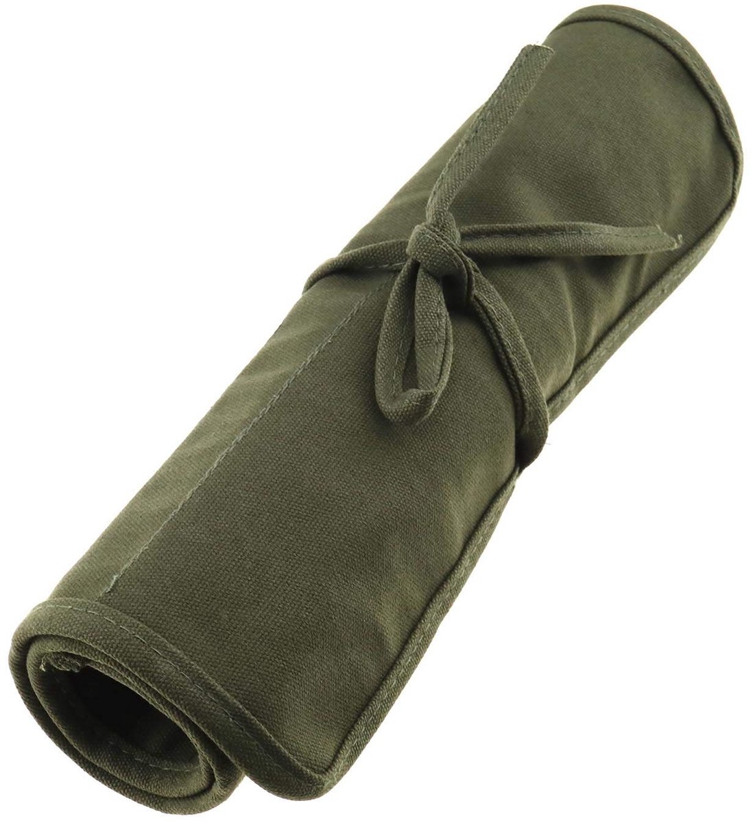 Dailygoods- Borstelhouder 30 Slots - Canvas Rollen - Vlekbestendig - Duurzaam - 48 x 32,5 cm - Geschikt voor schilders - Penseelrol