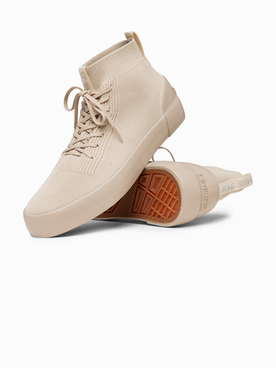 OMBRE Schoenen - Veters - Effen Beige 44