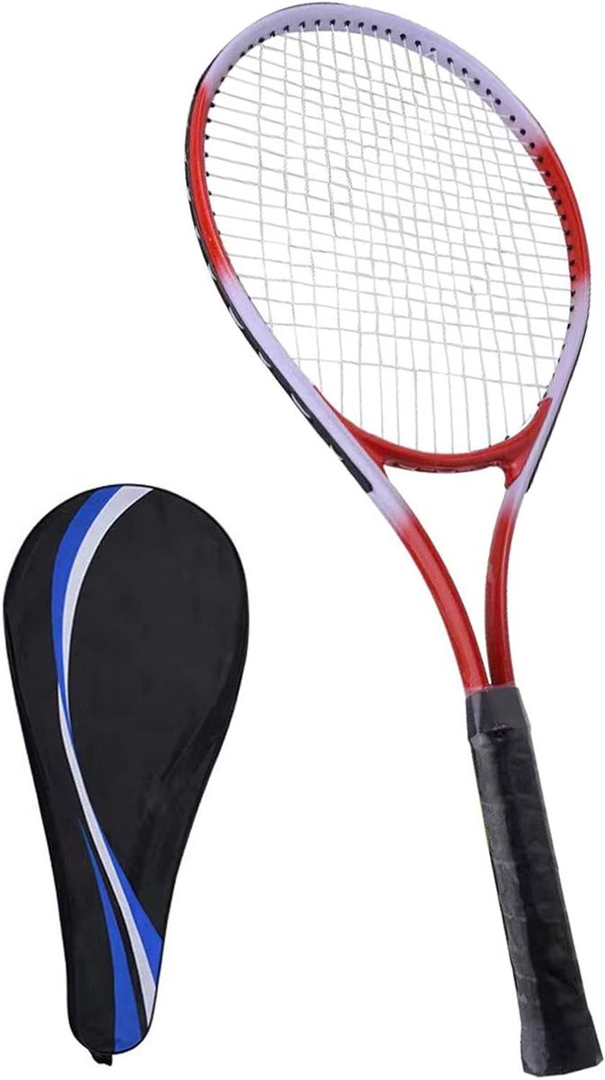27 Inch Tennis Racket voor Beginners en Volwassenen - Lichtgewicht Racket Set voor Mannen en Vrouwen met Draagtas en Comfortabele Grip