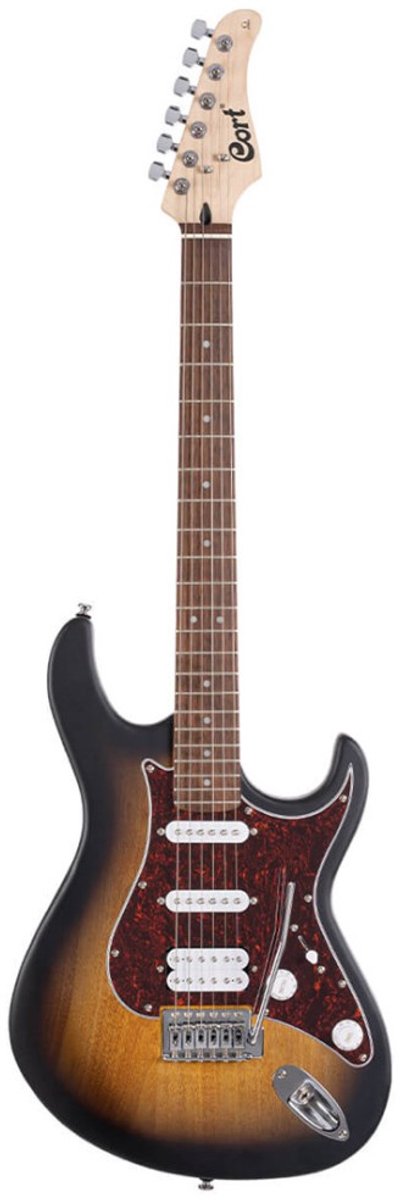 Cort G110 Open Pore Sunburst - Elektrische gitaar - sunburst