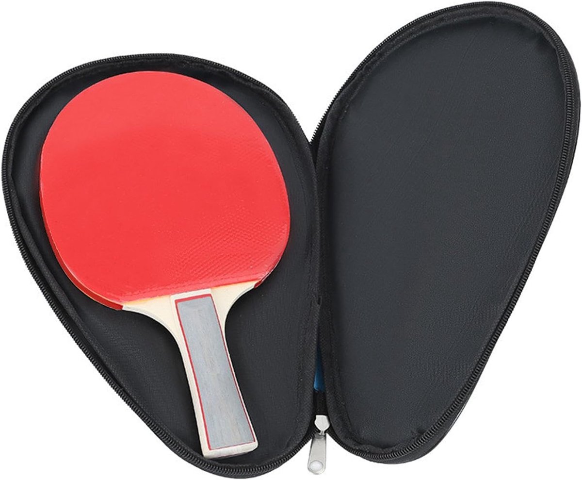 Tafeltennis Paddle Cover - Racket Opbergtas - Sportuitrusting Opbergen - Waterdicht Slijtvast Materiaal - 30 x 19 cm - Zwart