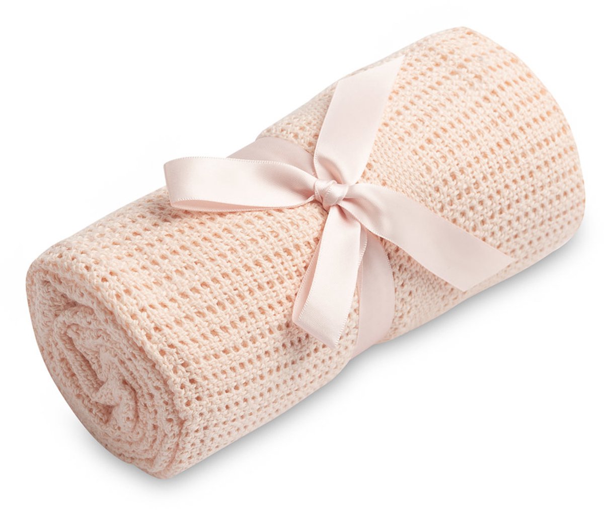Sensillo Baby Deken Wafel 70x110cm Roze - Ideaal voor Kinderwagen