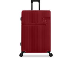 BHPPY Koffer groot 76 × 51 × 28 cm - Reiskoffer met wielen - TSA Slot - 86L - Signature koffer Sun-Dried Tomato