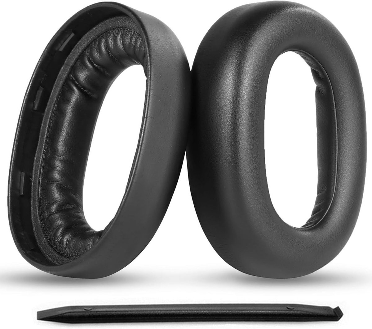 Vervangende Oorkussens voor Plantronics Voyager Surround 80 UC en 85 Hoofdtelefoons met Zacht Geheugenfoam en Kunstleer - Comfortabele Accessoires voor Geluid en Muziek