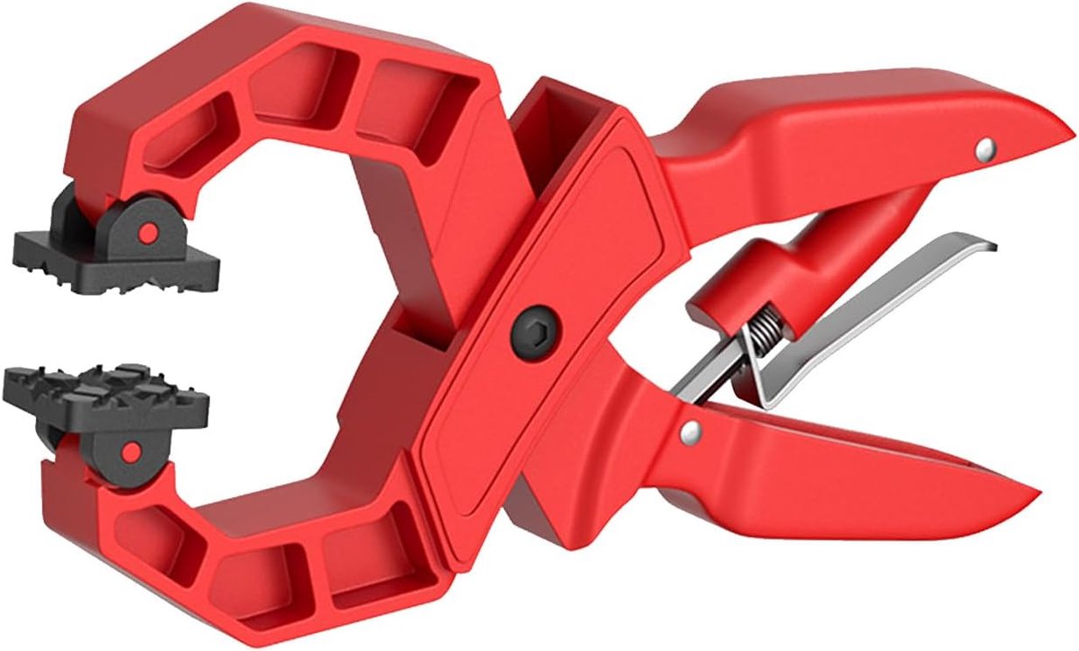 Veerklemmen Houtbewerking - Grip Clips - Werkstukken Klemmen - Precisie In elkaar Grijpende Structuur - 6 inch - Zwart