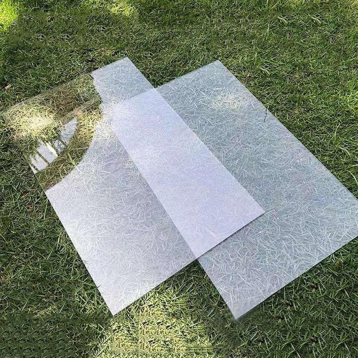 Polycarbonaat Platen - Acryl Kunststof - Projecten Afschermen - UV Bestendig - 50 x 100 cm - Transparant